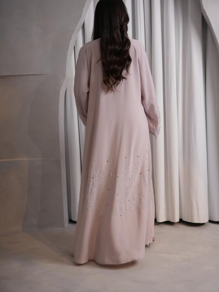 Gg abaya powder dust pink - Image 4
