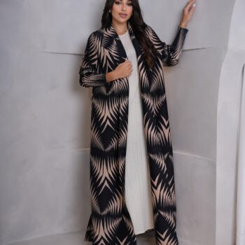 Gg abaya pleated