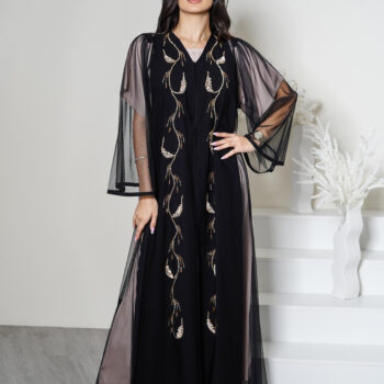 Gg abaya black