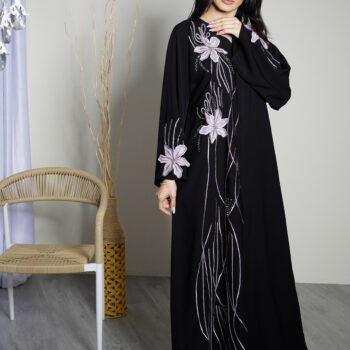Gg abaya black